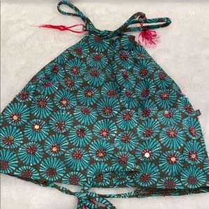 Colourful bikini top